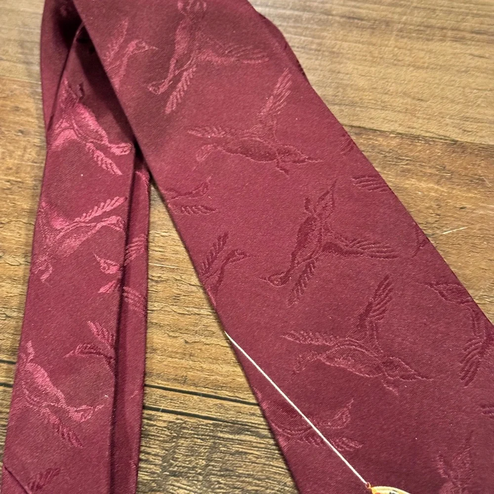 Field Wear Men’s Necktie Fishing Sport Lure Wildlife Dress 100% Silk
